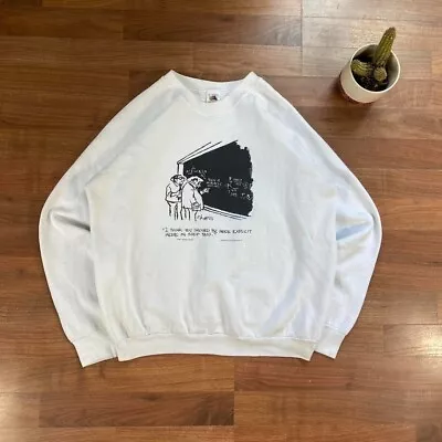 Vintage VTG 80’s Math Humor Comic Graphic Sweatshirt • $49.99