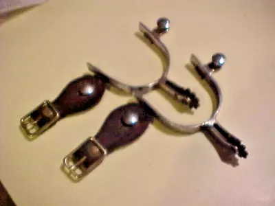 Vintage Western Cowboy Collectable Spurs With Straps • $10