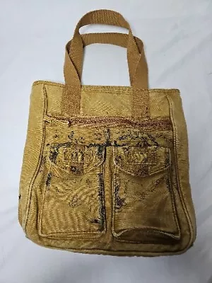 Mark Ecko Taupe Denim Handbag Double Handle  • $17.99