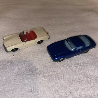 Vintage Matchbox No 14 Iso Grifo Blue & Mercedes 230 SL. Lesley. Englund. Solid! • $35