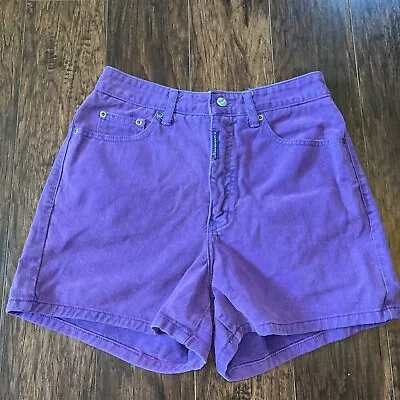 Vintage Z Cavaricci Purple Shorts Size 30 • $24.99