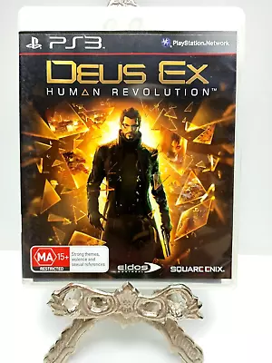PS3 Playstation 3 - Deus Ex: Human Revolution - PAL / Manual / Free Postage • $7.95
