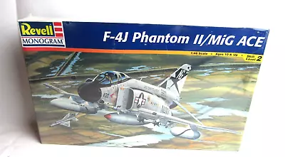 Revell Monogram F-4J Phantom II/MIG Ace 1/48 Scale Model Kit #85-5813 NOS • $22.99