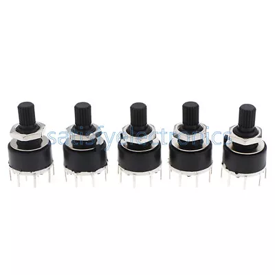 16MM Rotary Switch 2 Pole 3 4 Position 1 Pole 5 6 8 Position Axis Band Switch • $2.98