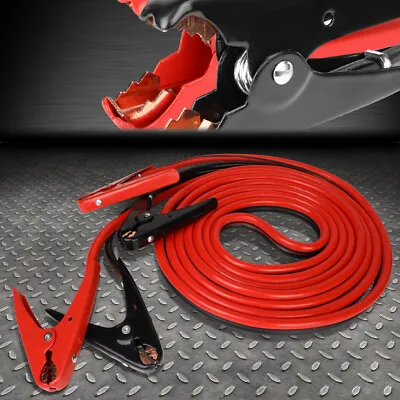 Heavy Duty 2 Gauge 20 Ft Battery Booster Cable Emergency Power Jumper 600 Amp • $32.85