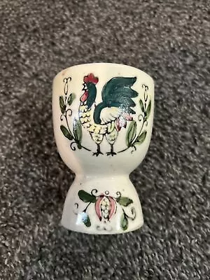 Rooster  Chicken Double Egg Cup  Vintage Ceramic Painted Japan • $12