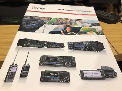  (GENUINE ICOM BROCHURE Ham Radios Receivers With Free Pos  • £9.99