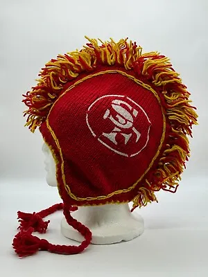 100% Wool San Francisco 49ers Mohawk Knit Hat • $15
