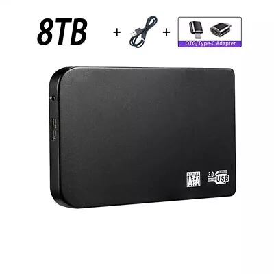 8TB Portable External Hard Drive USB3.0 Interface HDD For Mobile PC Laptop • $55.99