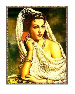 Modern Decor Spanish Modern  Senorita Mexican Art Poster • $16.95