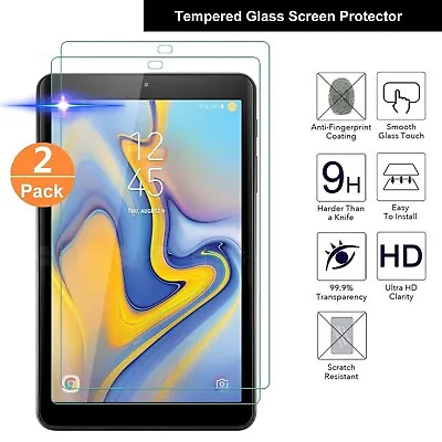 2 PACK For Samsung Galaxy Tab A 10.5” (2018) Tempered Glass Screen Protector • £5.89