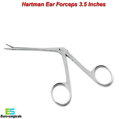 Surgical Hartman Ear Forceps ENT Medical Serrated Diagnostic Instruments CE • £4.89