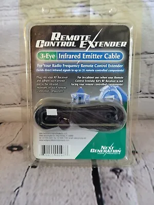 $12.99 • Buy Brand New 3-Eye IR Blaster / Emitter Cable  For Next Generation Home Products