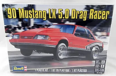 1:25 Scale '90 Mustang LX 5.0 Drag Racer Plastic Model Kit - Revell #85-4195 • $24.95