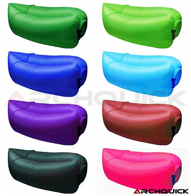 New Lazy Lounge Sofa Fast Inflatable Sleeping Lay Bag Beach Air Christmas Gifts • $23.35