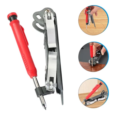 £13.90 • Buy  Flooring Corner Measuring Tool Scribe Pencil Carpentry Marking Multifunction