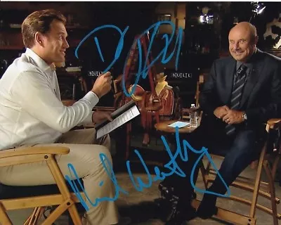 MICHAEL WEATHERLY And DR. PHIL MCGRAW Signed Autographed 8x10 BULL Photo • $224.10