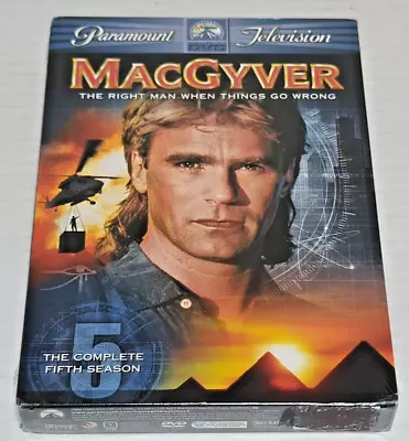 MACGYVER 5th Season - Richard Dean Anderson - 6 Disc TV DVD (1989) - New Sealed • $14.39