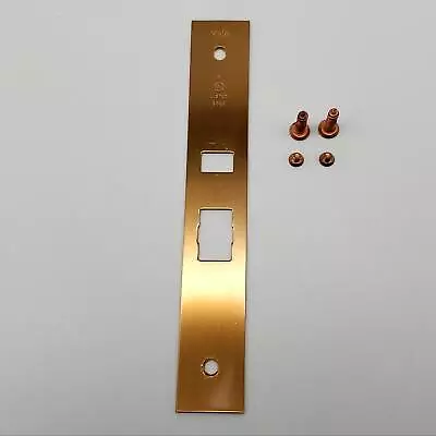 Yale Mortise Lock Armor Front Satin Bronze For Yale 8700 Series W Screws • $17.99