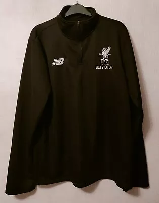 £49.99 • Buy Liverpool Football Club 125 Years New Balance Black Track Top Bet Victor Lfc L