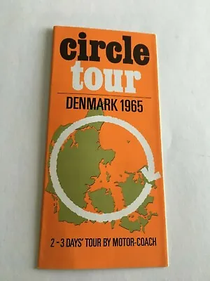 Vintage 1965 Denmark Circle Tour Guide Motor Coach  • $12.42