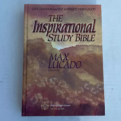 MAX LUCADO The Inspirational Study Bible New Century Version Everyday Book HCDJ • $19.99