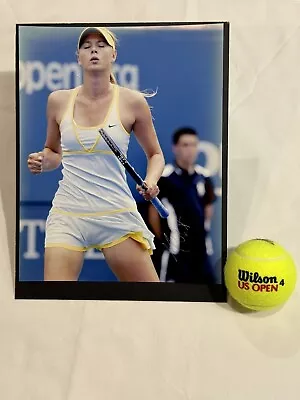 Maria Sharapova Signed Picture & Tennis Ball • $9.95