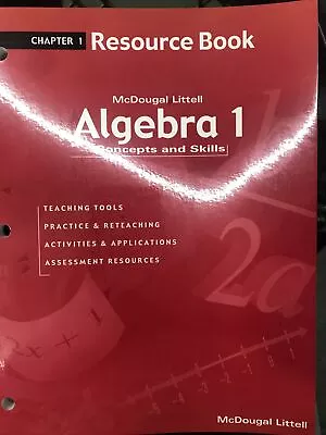 Algebra 1 : Concepts And Skills Hardcover MCDOUGAL LITTEL • $10.49