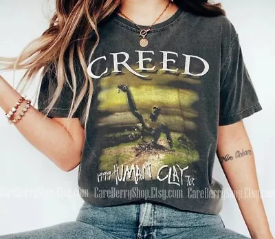 Vintage Creed Band Human Clay 1999 Tour Tshirt Creed Band Fan AN30610 • $18.99