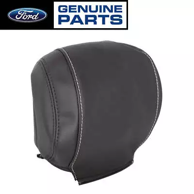 2012-2014 Mustang Genuine Ford OEM Black Leather Front Headrest Cover Upholstery • $39.95