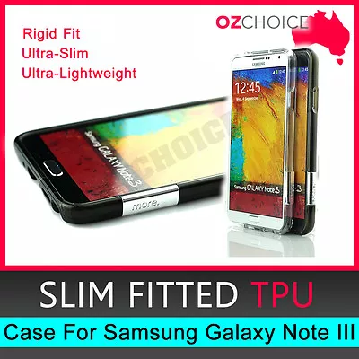 New Ultra Slim TPU Protective Transparent Case Cover For Samsung Galaxy Note 3 • $7.99