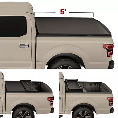 Soft Tri-Fold Tonneau Cover Truck Bed For 2005-2024 Frontier 5FT/59.5  • $158.99
