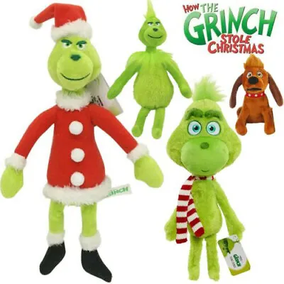 £6.24 • Buy How The Grinch Stole Christmas Grinch Max Dog-Plush Toys Stuffed Doll Kids-Gifts