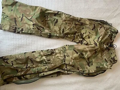 £5.50 • Buy Genuine British Army Issue Lightweight Multicam MTP GoreTex Waterproof Trousers