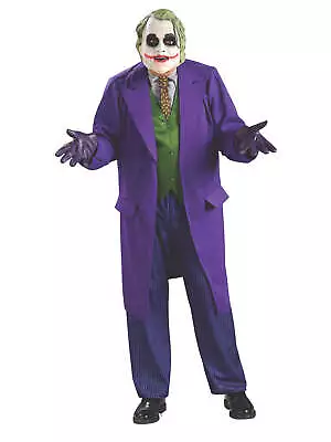 The Joker Deluxe Costume Mens Official Dark Knight Jacket Pants Mask Rubies • $105.85