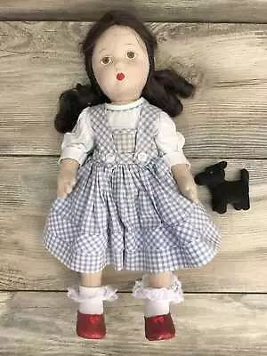 Vintage *Rare* Madame Alexander Felt Cloth Dorothy Doll With Toto 2000 • $55