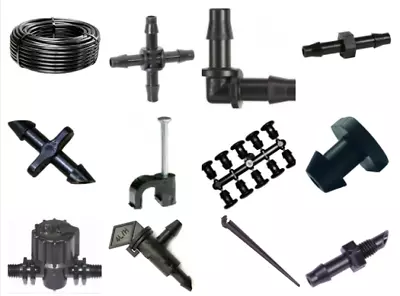 £1.15 • Buy 4mm Antelco Micro Irrigation Barbed Connectors & Brabus Garden Watering Pipe