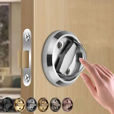Hidden Door Handle Lock StainlessSteel Recessed Invisible Knob Cabinet Pulls. • $9.60