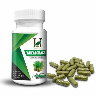 $16.79 • Buy H&C Herbal Ingredients Expert Wheat Grass Vegetarian 120 Capsules Free Shipping