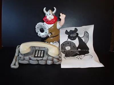 RARE 1982 Hagar The Horrible Novelty Telephone W/instructions Tested Works!  • $265