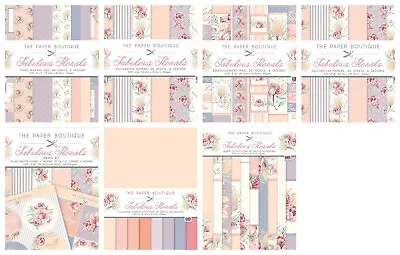 £5.99 • Buy The Paper Boutique Fabulous Florals - Paper Pad, Inserts, Colour Card - NEW