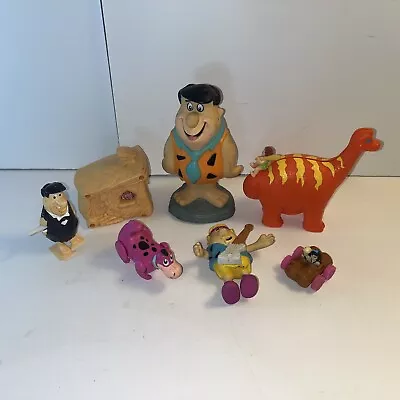 Misc. Lot Of  Vintage Flintstones Toys Denny's Mcdonalds • $10