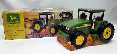 John Deere Tractor Cookie Jar W/ Original Box - Gibson Everyday • $29.97