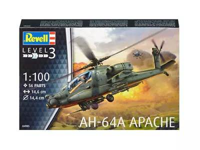 Revell 04985 US AH-64A Apache (1:100 Scale) • £9.95