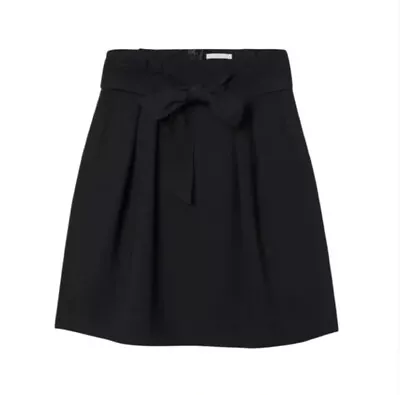 HM  Size 0 ( 23) Paperbag Black Skirt High Waist  • $19.99