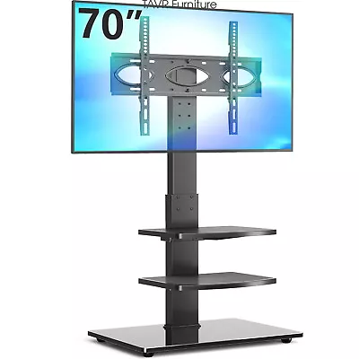 TAVR Universal Swivel Floor TV Stand With Mount For 32 To 70 Inch TVs • $69.99