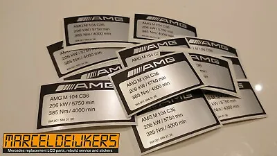 Mercedes Sticker AMG C36 WA0015843138 AMG M104 C36 W202 New • $9.03