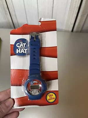 New! CAT IN THE HAT WATCH 2003 Licensed Dr. Seuss IN ORIG PACKAGE • $12.99