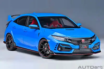 1:18 Honda Civic Type R (FK8) 2021 -- Racing Blue Pearl -- AUTOart • $549.99