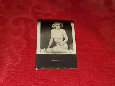 Vintage Hollywood Art Match Book Girly Pin Up Risque Models Rare  Lot #8 • $7.99